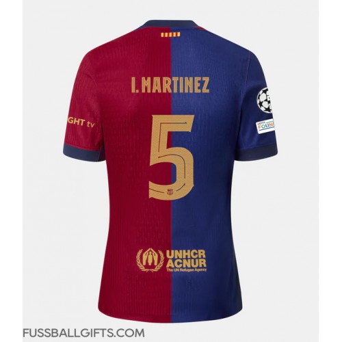 Barcelona Inigo Martinez #5 Fußballbekleidung Heimtrikot 2024-25 Kurzarm